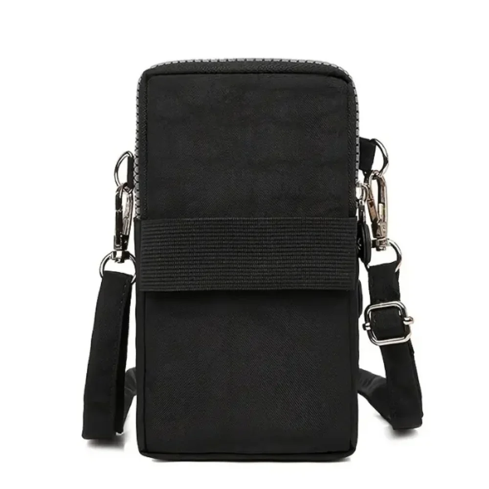 Small Blue Zipper Phone Cross Body Bag - Picture 4 of 4